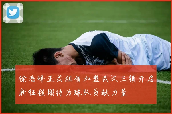 徐浩峰正式租借加盟武汉三镇开启新征程期待为球队贡献力量